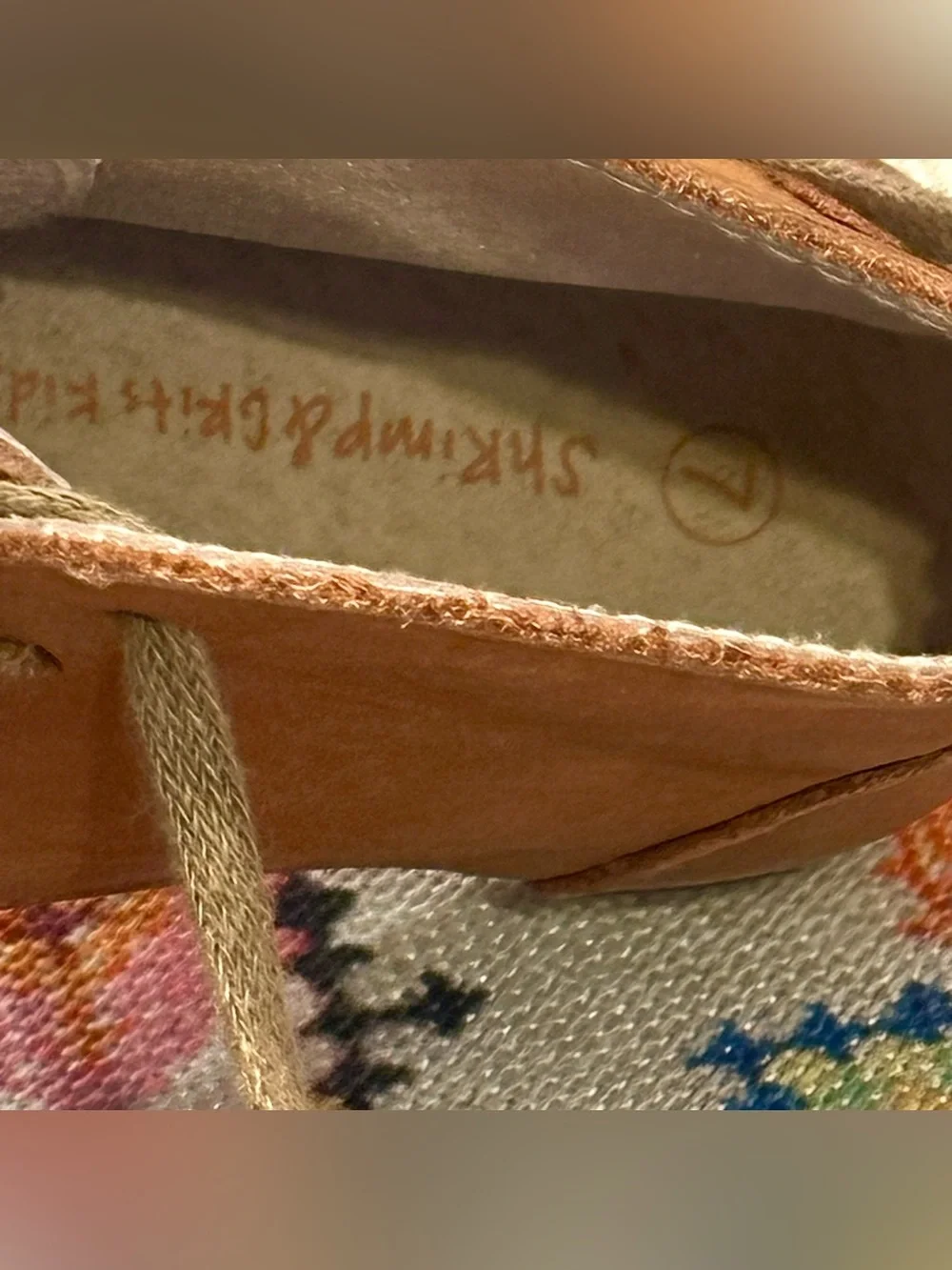 Leather Vintage Look Shrimp & Grits Kids Brown Boots | Size 7 but Fits Like 6